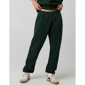 aerie cloud fleece Green sweatpants
